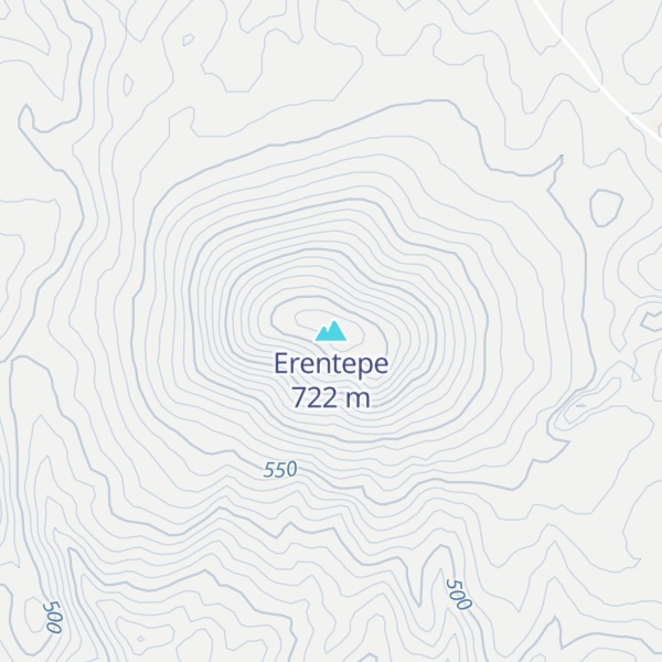 Map of Erentepe