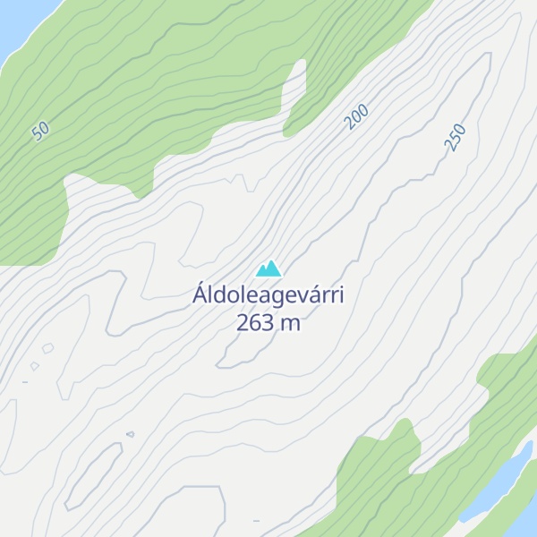 Map of Áldoleagevárri