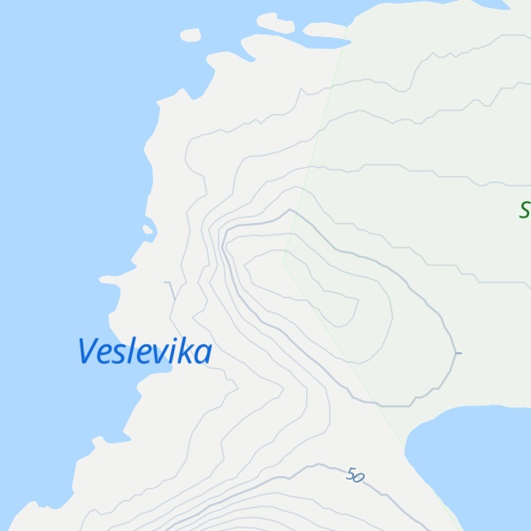 Map of Veslevikhaugen
