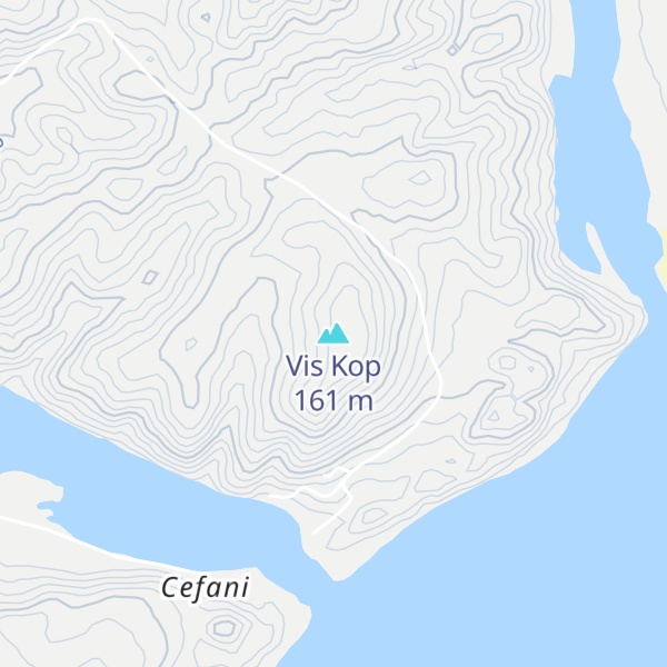 Map of Vis Kop