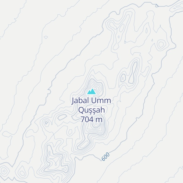 Map of Jabal Umm Quşşah