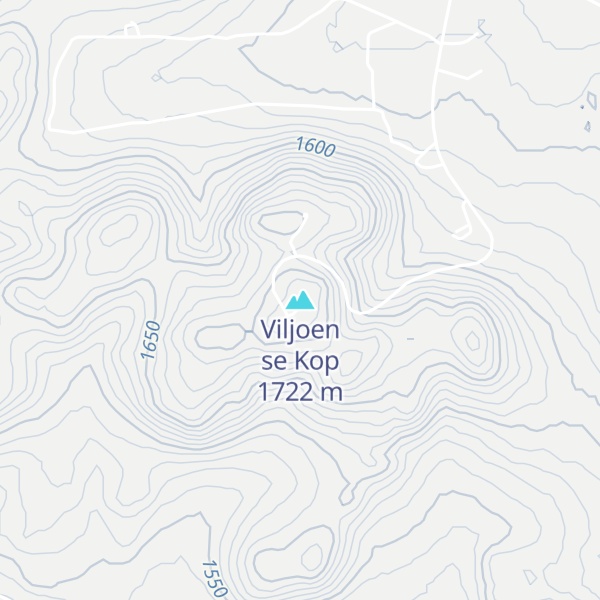 Map of Viljoen se Kop