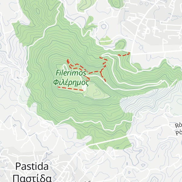 Map of Filerimos