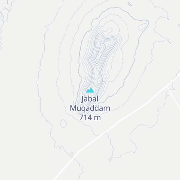 Map of Jabal Muqaddam