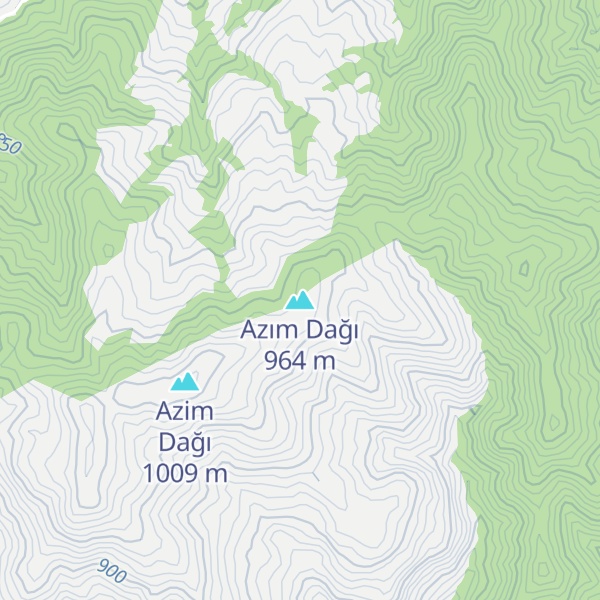 Map of Azım Dağı