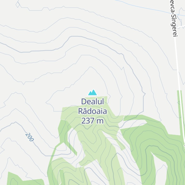 Map of Dealul Rădoaia
