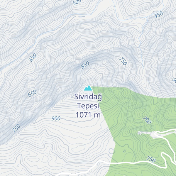 Map of Sivridağ Tepesi