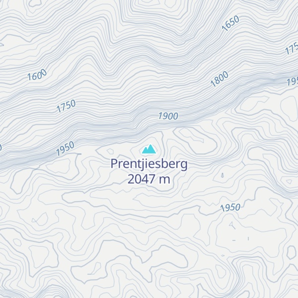 Map of Prentjiesberg