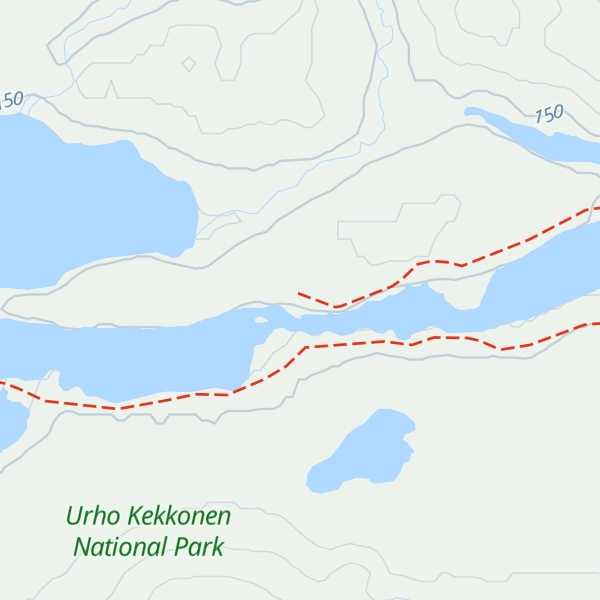 Map of Snellmaninmaja Autiotupa
