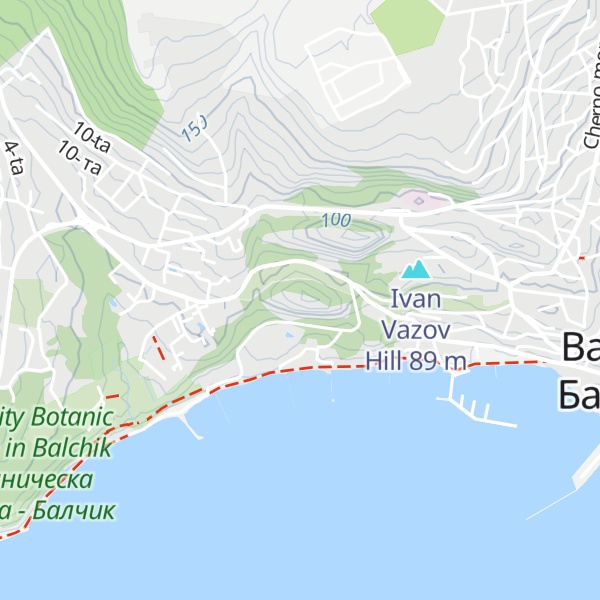 Map of Magnolia Hill (Sesame Bair)