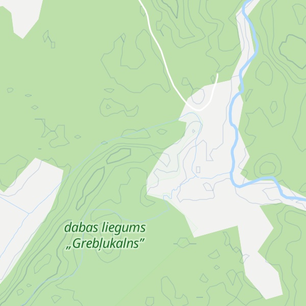 Map of Kausas Pilskalns