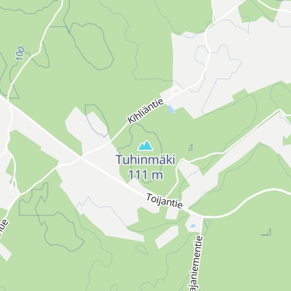 Map of Tuhinmäki
