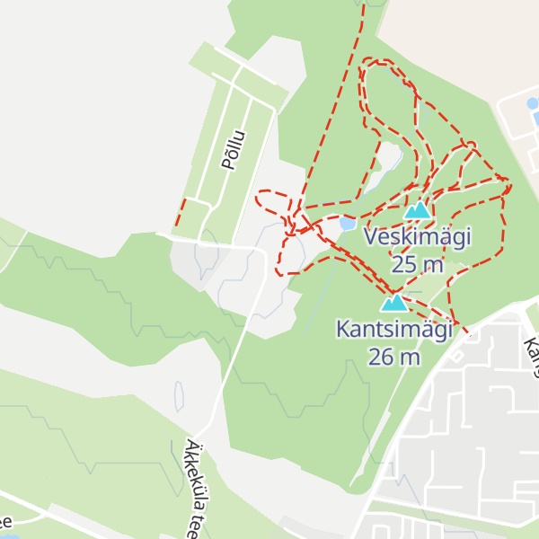 Map of Pähklamägi