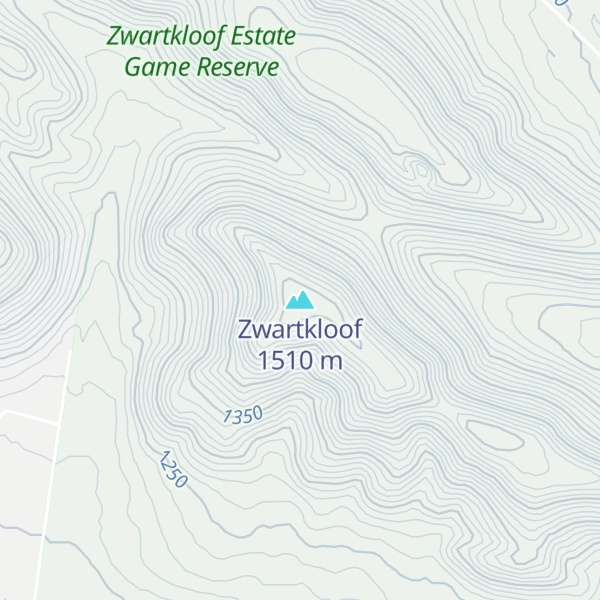 Map of Zwartkloof