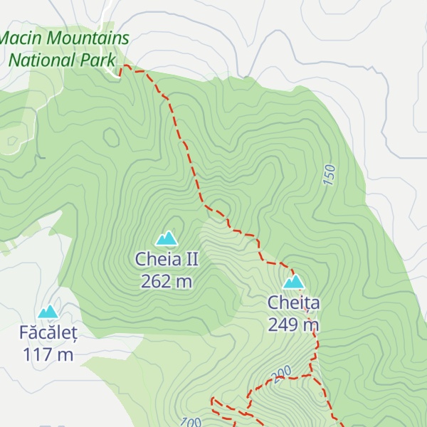 Map of Cheia