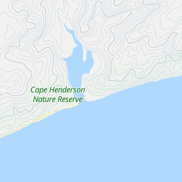 Map of Cape Henderson, Strandlooper hike