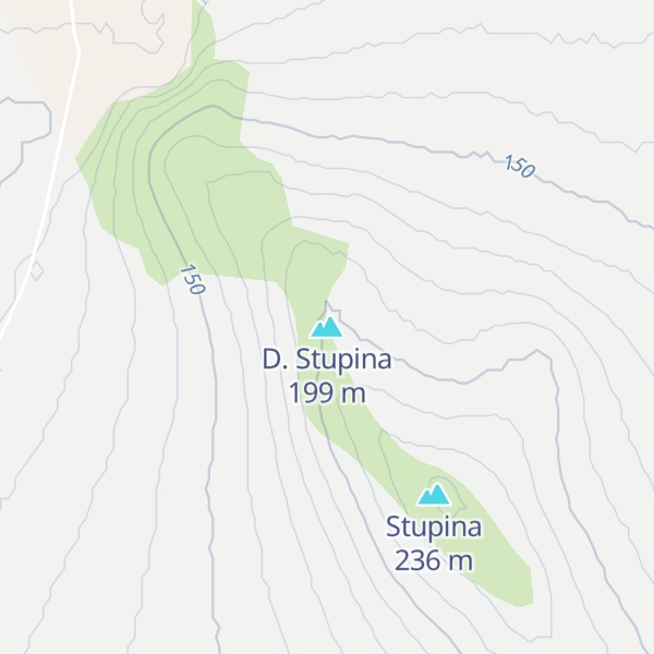 Map of D. Stupina