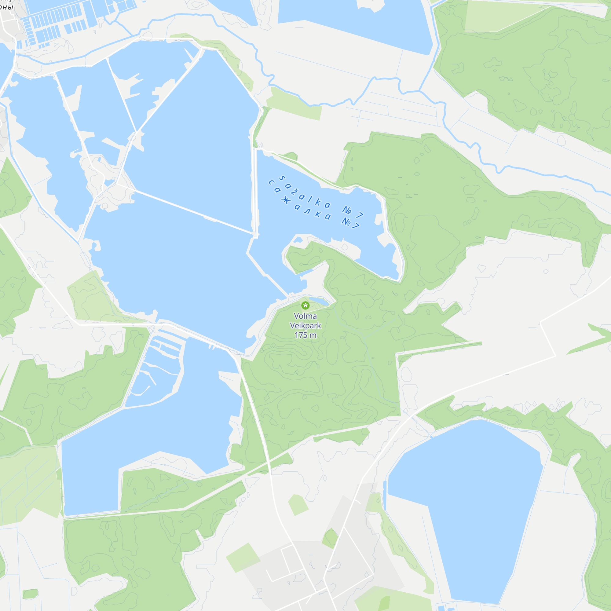 Volma Veikpark map