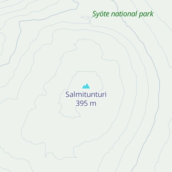Map of Salmitunturi