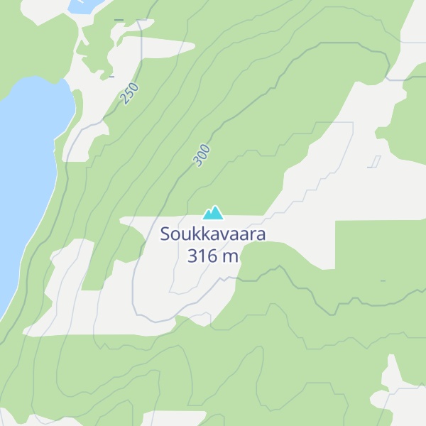 Map of Soukkavaara