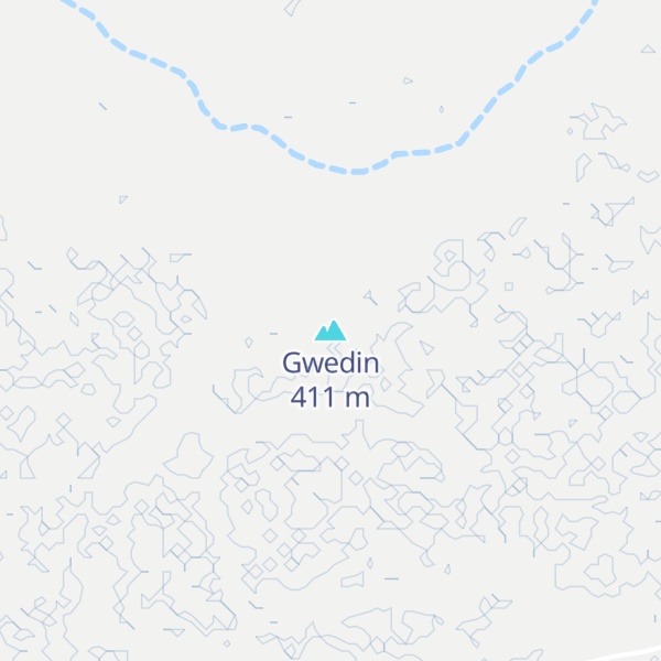 Map of Gwedin