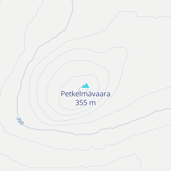 Map of Petkelmävaara