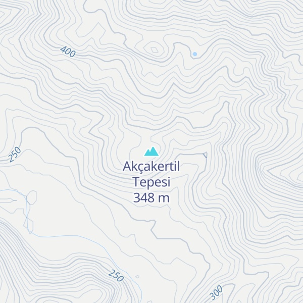 Map of Akçakertil Tepesi