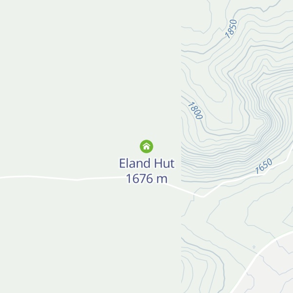 Map of Eland Hut