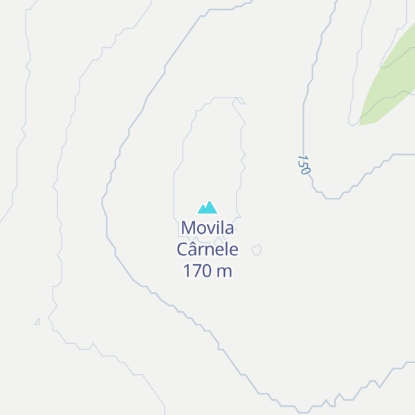 Map of Movila Cârnele