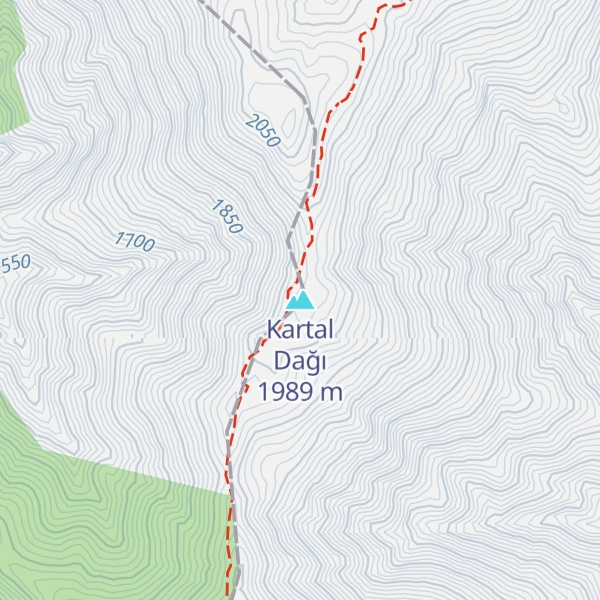 Map of Kartal Dağı