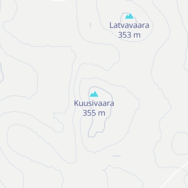 Map of Kuusivaara