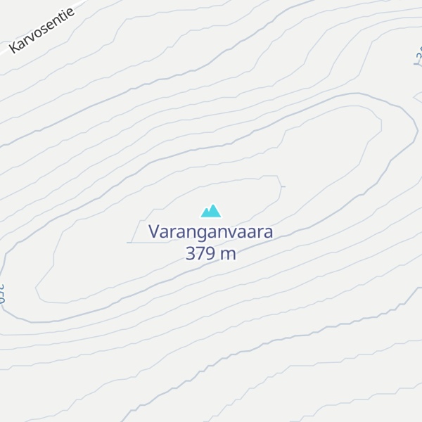 Map of Varanganvaara