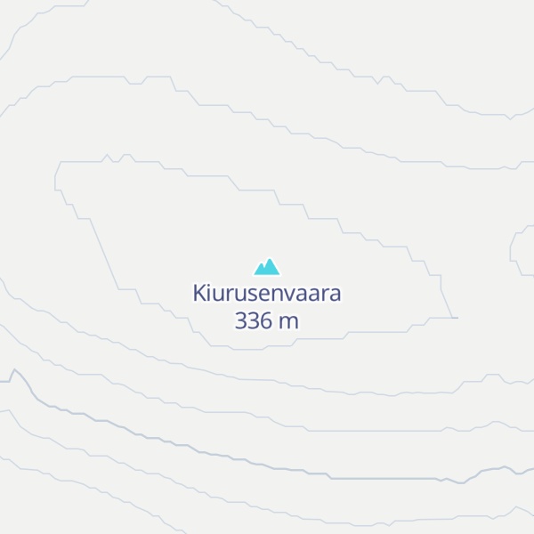 Map of Kiurusenvaara