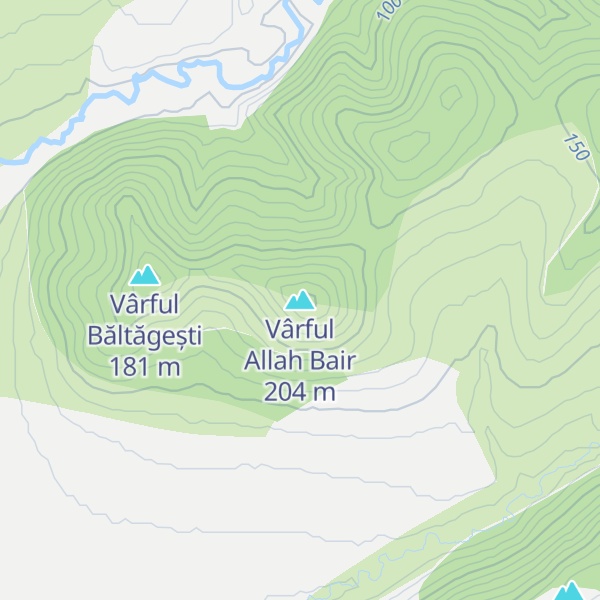 Map of Vârful Allah Bair