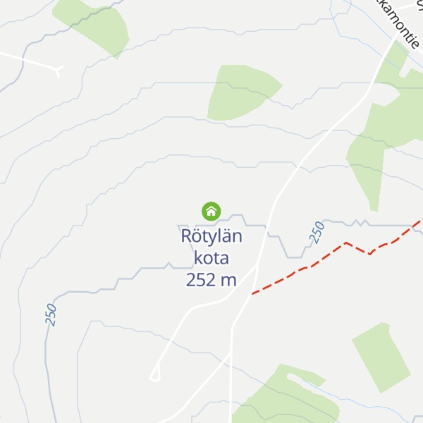 Map of Rötylän kota