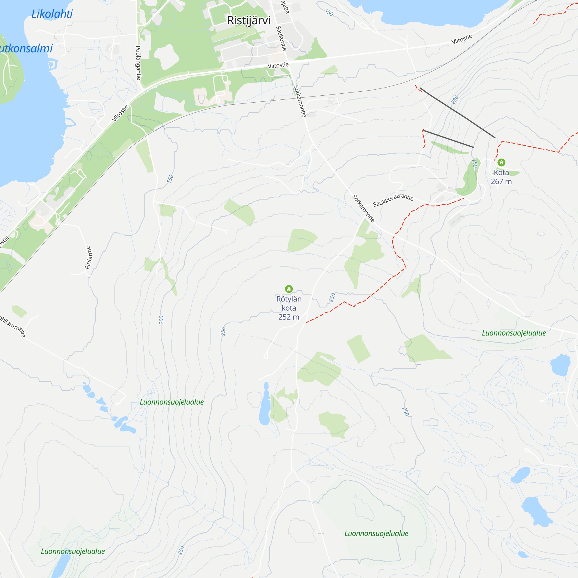 Rötylän kota map