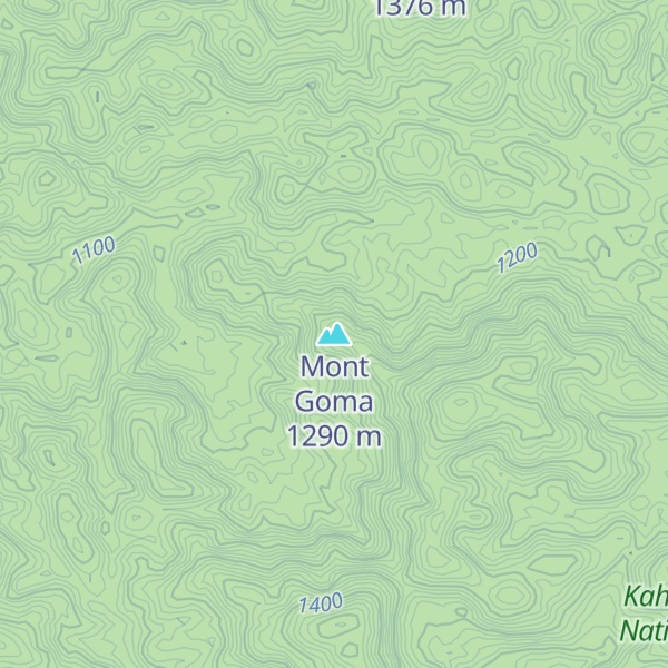 Map of Mont Goma