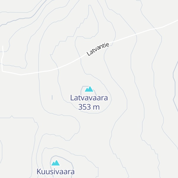 Map of Latvavaara