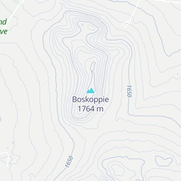 Map of Boskoppie