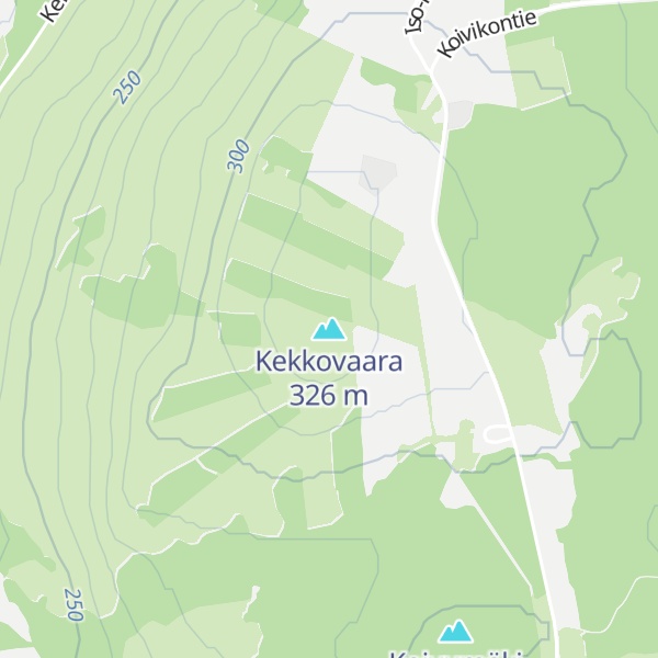 Map of Kekkovaara
