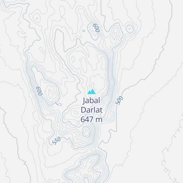Map of Jabal Darlat