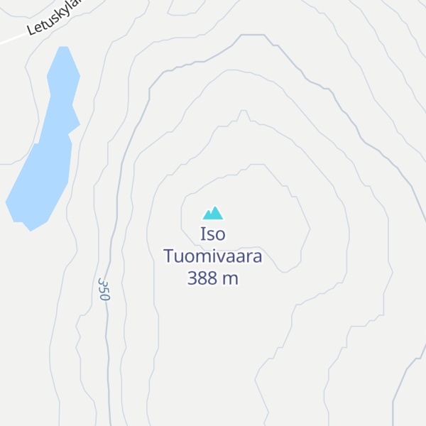 Map of Iso Tuomivaara