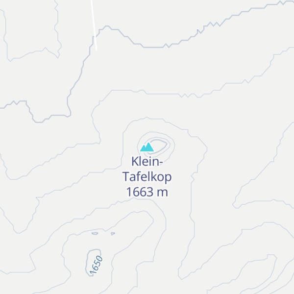 Map of Klein-Tafelkop