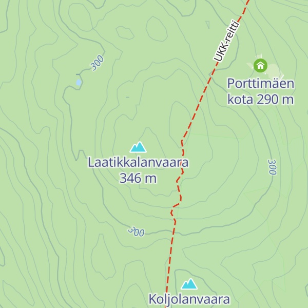 Map of Porttivaara