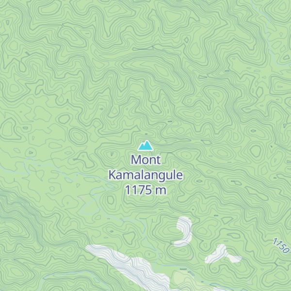 Map of Mont Kamalangule