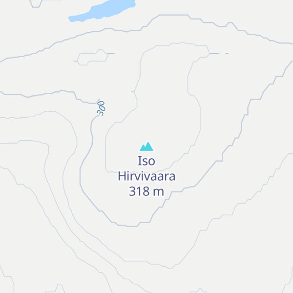 Map of Iso Hirvivaara