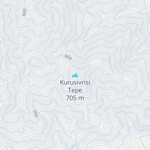Map of Kurusivrisi Tepe
