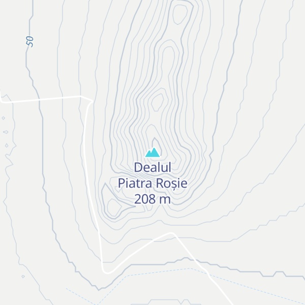 Map of Dealul Piatra Roșie