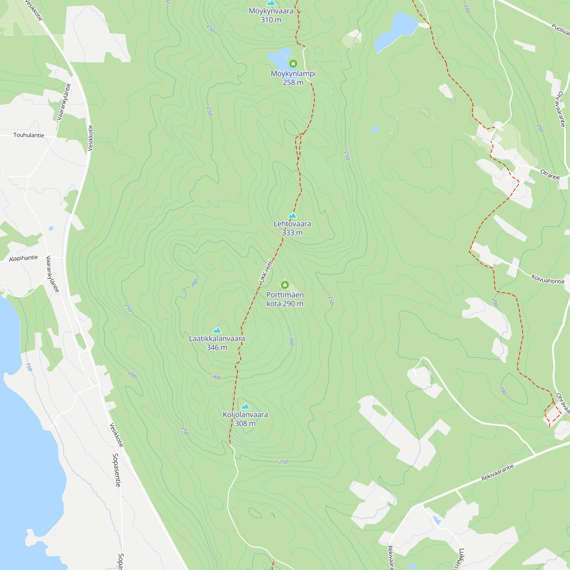 Porttimäen kota map