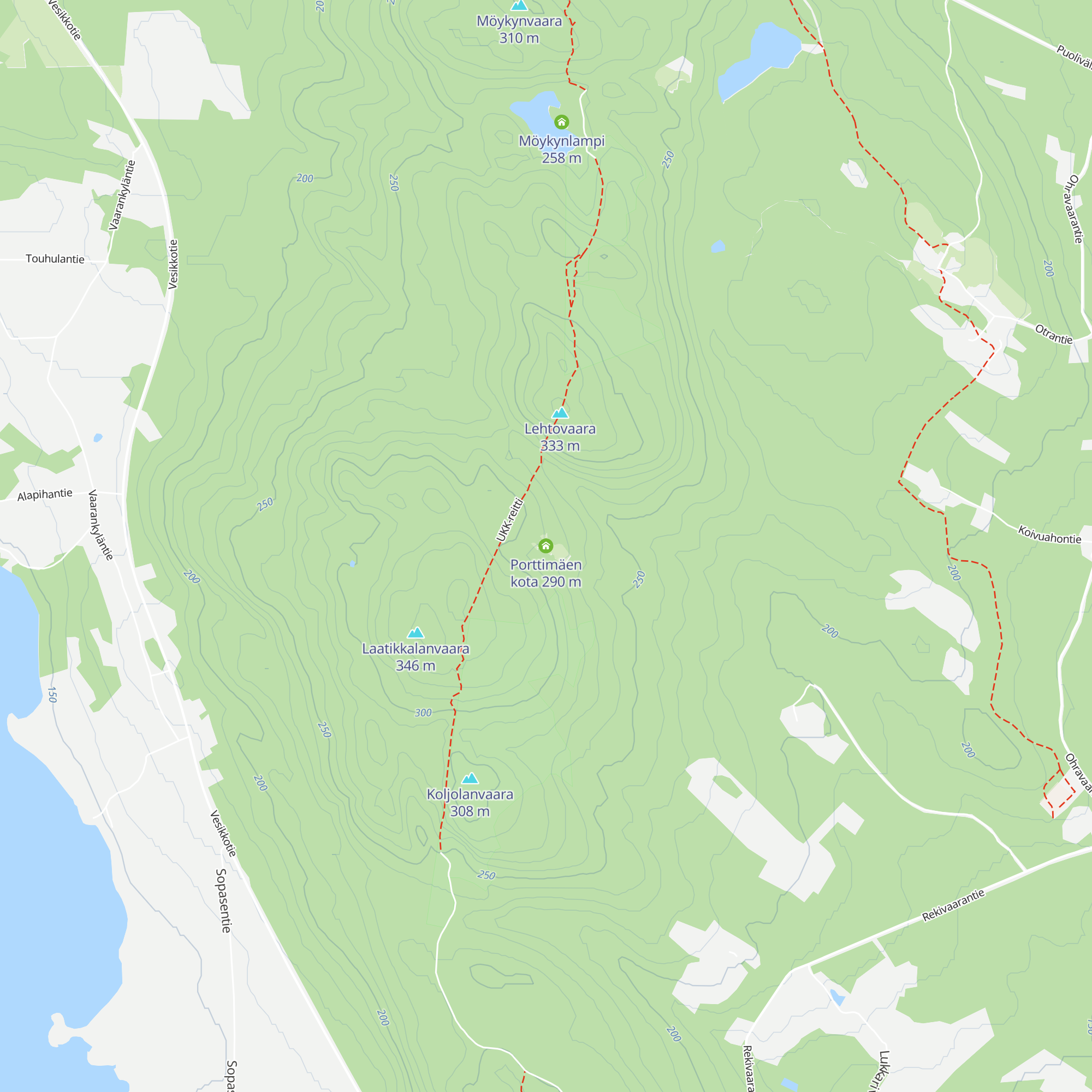 Porttimäen kota map